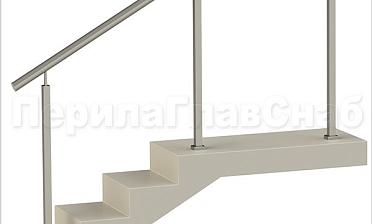 Нержавеющие ограждения без ригелей с квадратными стойками купить в Самаре