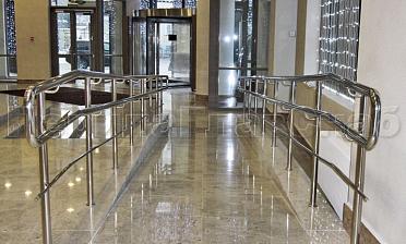 Ограждение пандуса с одним ригелем купить в Самаре