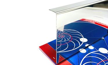 Лицевая накладка из полированной нержавейки на профиль т100 20,3х101мм длина 2 м т100-13  купить в Самаре