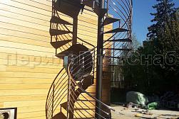 Ограждения маршевых лестниц и площадок в Самаре. Готовые проекты ПерилаГлавСнаб - фото 6