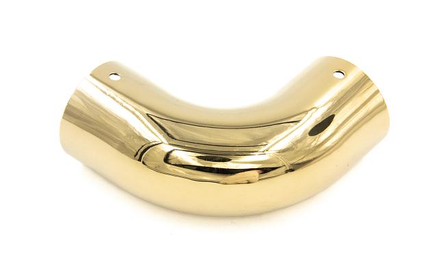 Отвод 90° для круглого пластикового поручня, золото k259-88 4