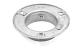 Фланец для трубы Ø50.8 мм, литой, полированный под 3 самореза 4.8 мм (AISI 304) k022
