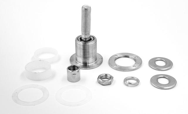 Рутель под стекло 10-26 мм, шпилька М14, регулируемый, разборный (AISI 304) k269-6 8