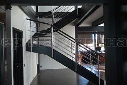 Перила для лестниц из металла в Самаре. Готовые проекты ПерилаГлавСнаб - фото 8