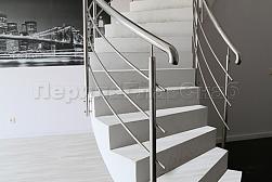 Перила для лестниц из металла в Самаре. Готовые проекты ПерилаГлавСнаб - фото 7