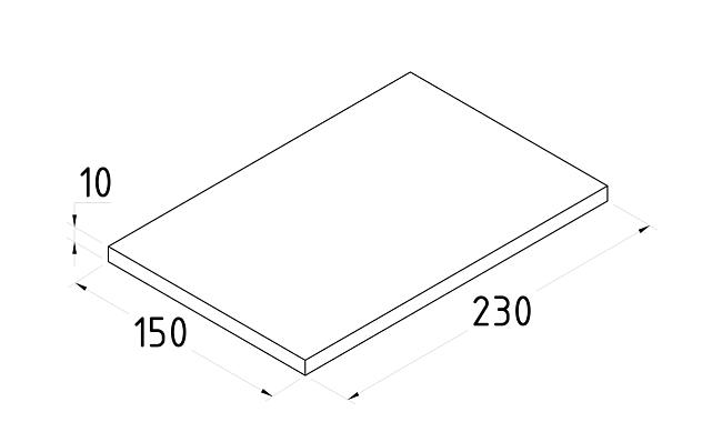 Нетканое волокно в листах 150х230 бордовый P320 P-1004 2