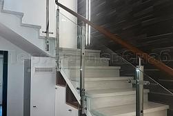 Перила на второй этаж в Самаре. Готовые проекты ПерилаГлавСнаб - фото 7