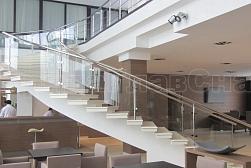 Ограждения для лестниц в Самаре. Готовые проекты ПерилаГлавСнаб - фото 2