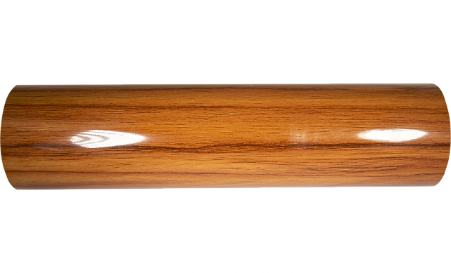 Пластиковый поручень текстурный, цвет Тик, Ø49мм, длина 4м k896-2  3