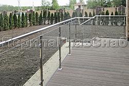 Перила и ограждения для террас в Самаре. Готовые проекты ПерилаГлавСнаб - фото 20