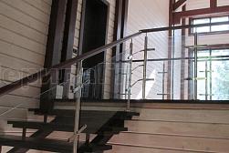 Перила на второй этаж в Самаре. Готовые проекты ПерилаГлавСнаб - фото 8