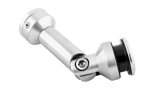 Крепление стекло-стена, штанга 75 мм, без зенковки tt203-75A SSS 6