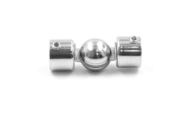 Поворот ригеля 12 мм, штампованный, регулируемый, шаровый, внешний (AISI 304) k251 6