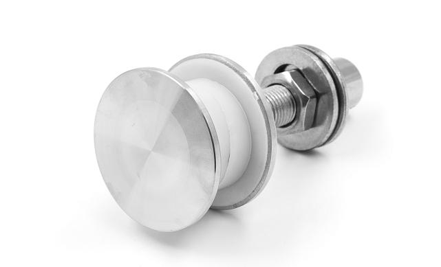 Рутель под стекло 10-26 мм, шпилька М14, регулируемый, разборный (AISI 304) k269-6 7