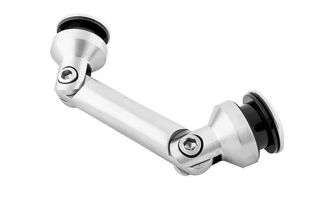 Крепление стекло-стекло, штанга 82 мм, без зенковки tt202-82А SSS 5