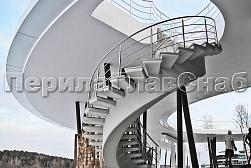 Перила для лестниц из металла в Самаре. Готовые проекты ПерилаГлавСнаб - фото 5