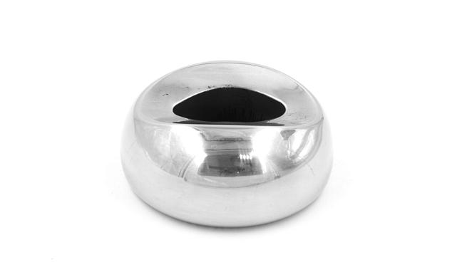 Наконечник стойки штампованный, под 90° под Ø50/50 х 0.8 AISI 316 полированный #600 k068-6 2