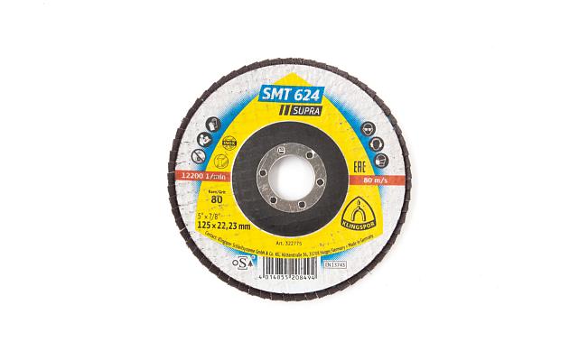 Шлиф. диск 'лепесток' 125х22 Р-80 KLINGSPOR Ф-1139 3