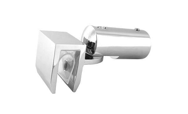 Крепежный элемент глухой шарнирный для трубы 19 мм, полированный t911 PSS 7