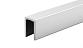 П-образный профиль для неподвижных стекол 8 мм, 19x13, L=3000, алюминий полированный t756-3000 AL