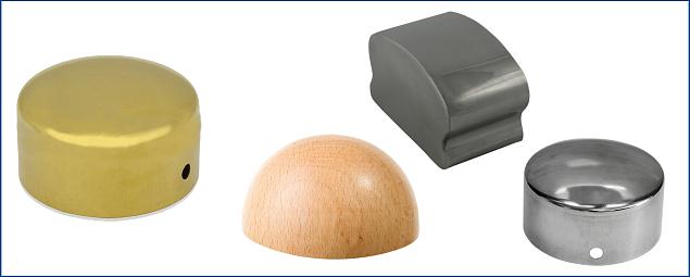  Заглушки для деревянного поручня в Самаре. Комплектующие для лестничных ограждений и перил ПерилаГлавСнаб