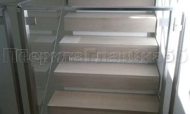 Зажимные одностворчатые калитки из нержавеющей стали со стеклом купить в Самаре