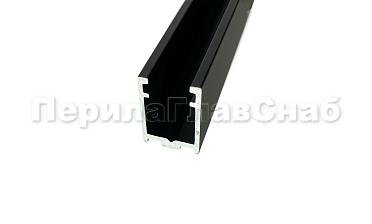 П-образный профиль 19x13, L=3000, под стекло 8 мм, черный матовый t758-3000 BL  купить в Самаре