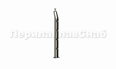 Стойка эксклюзивная с 4 ригеледержателями, крепление в пол, регулируемый ложемент (AISI 304) k787 купить в Самаре